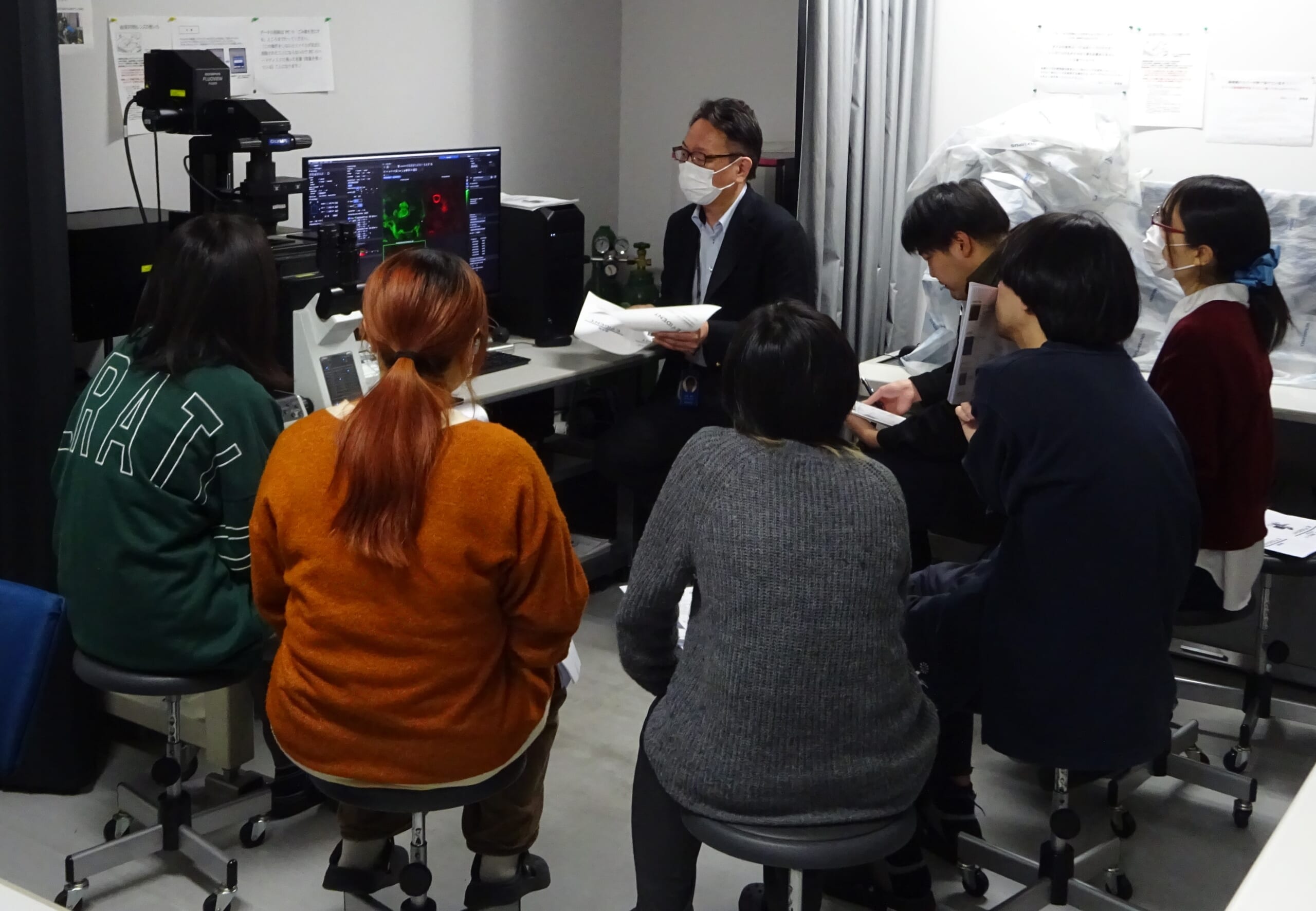 共焦点レーザー顕微鏡セミナーを開催しました。（共催：農学生命科学部