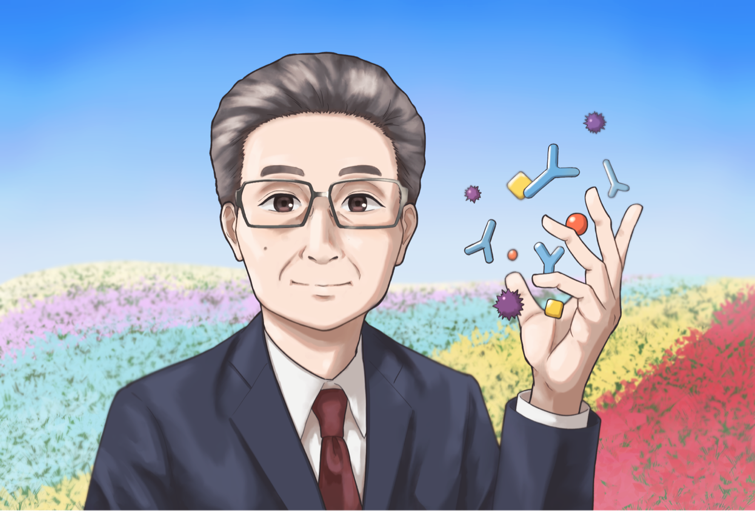 福田眞作教授・学長